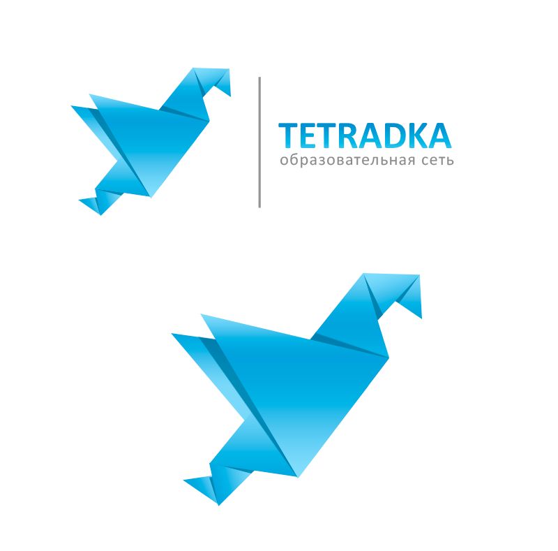 Логотип для образовательной сети tetradka.ru - дизайнер svq