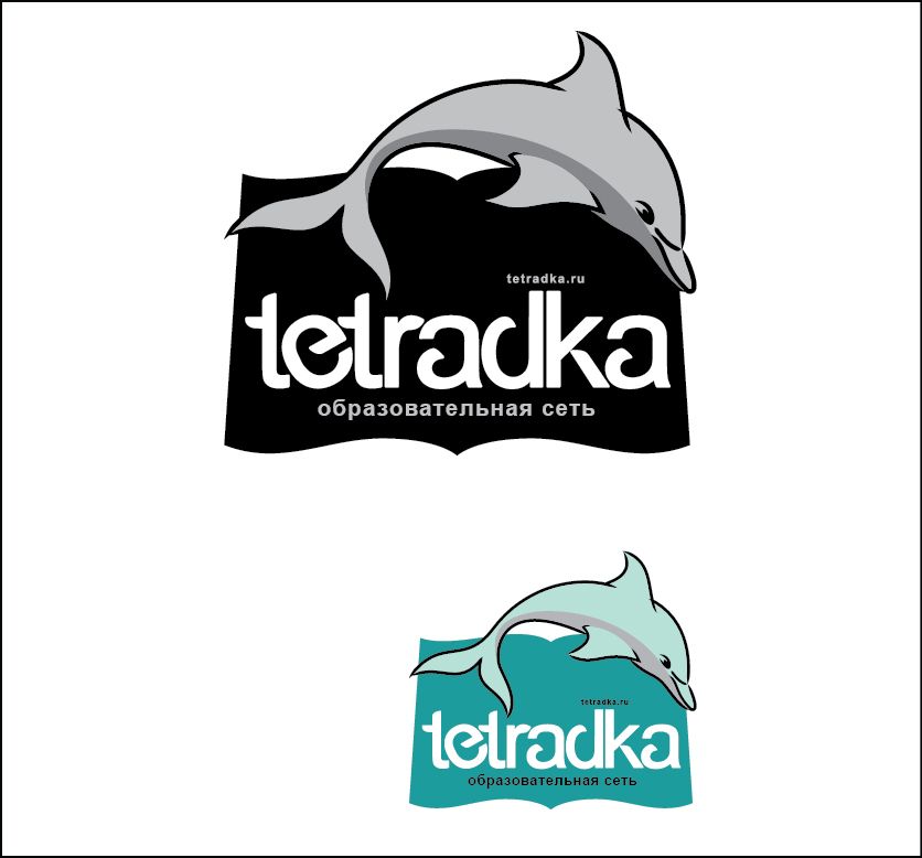 Логотип для образовательной сети tetradka.ru - дизайнер Luminosi