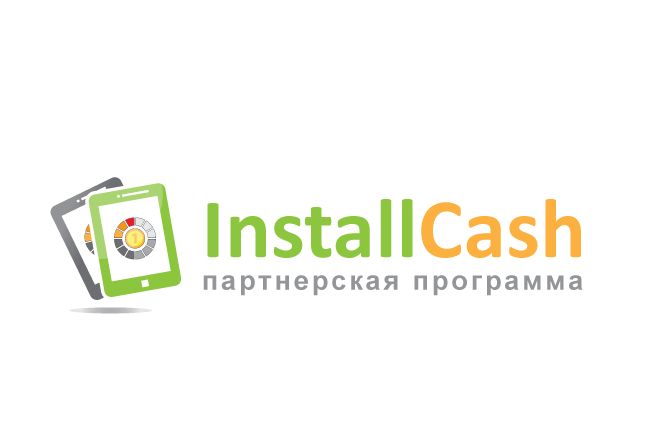 Логотип для партнерской программы InstallCash - дизайнер peps-65