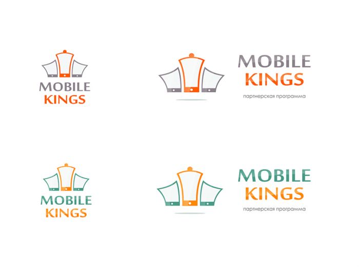 Логотип для партнерской программы MobileKings - дизайнер Zhe_ka