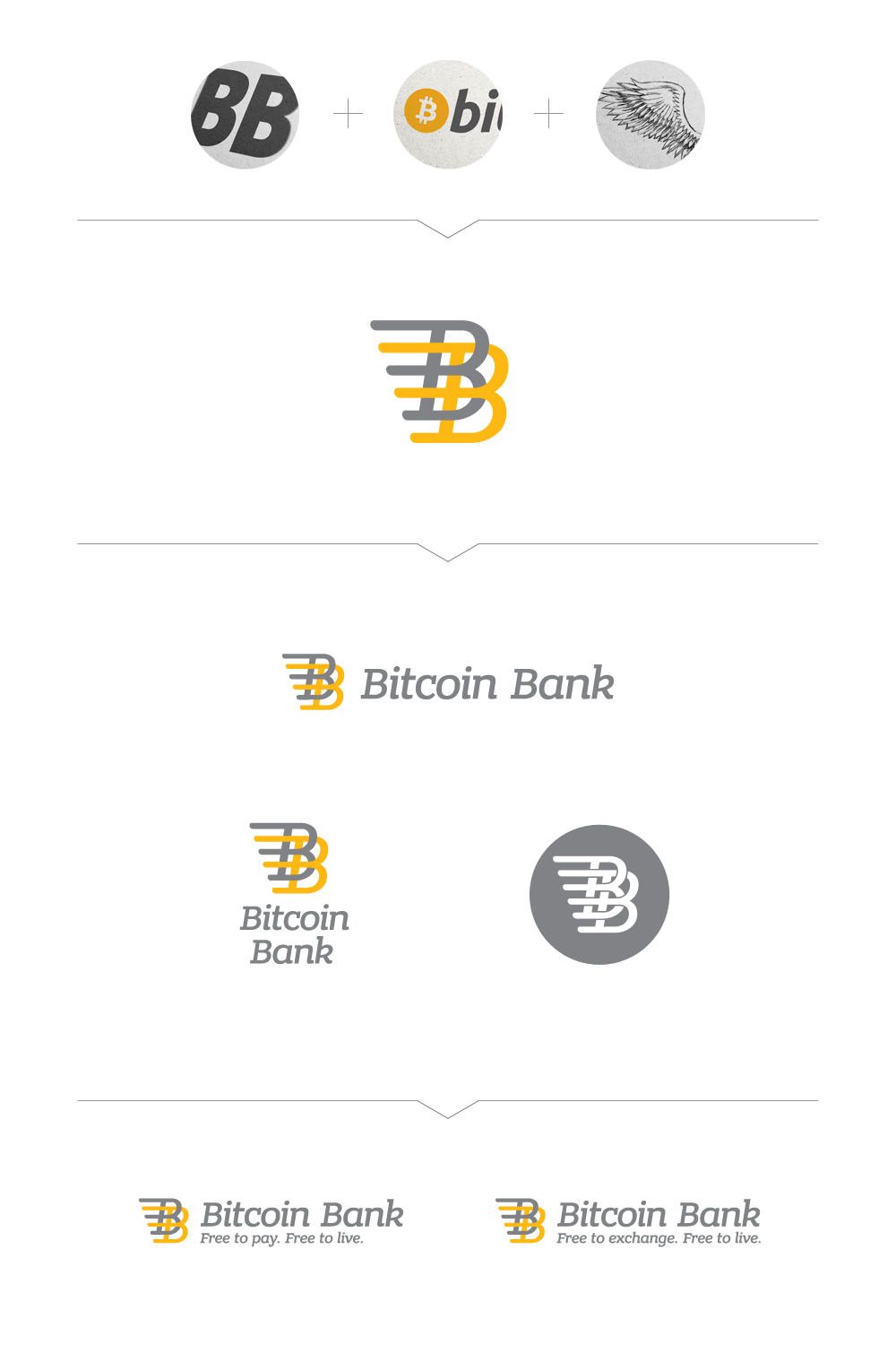 BitcoinBank - Логотип - дизайнер dubite