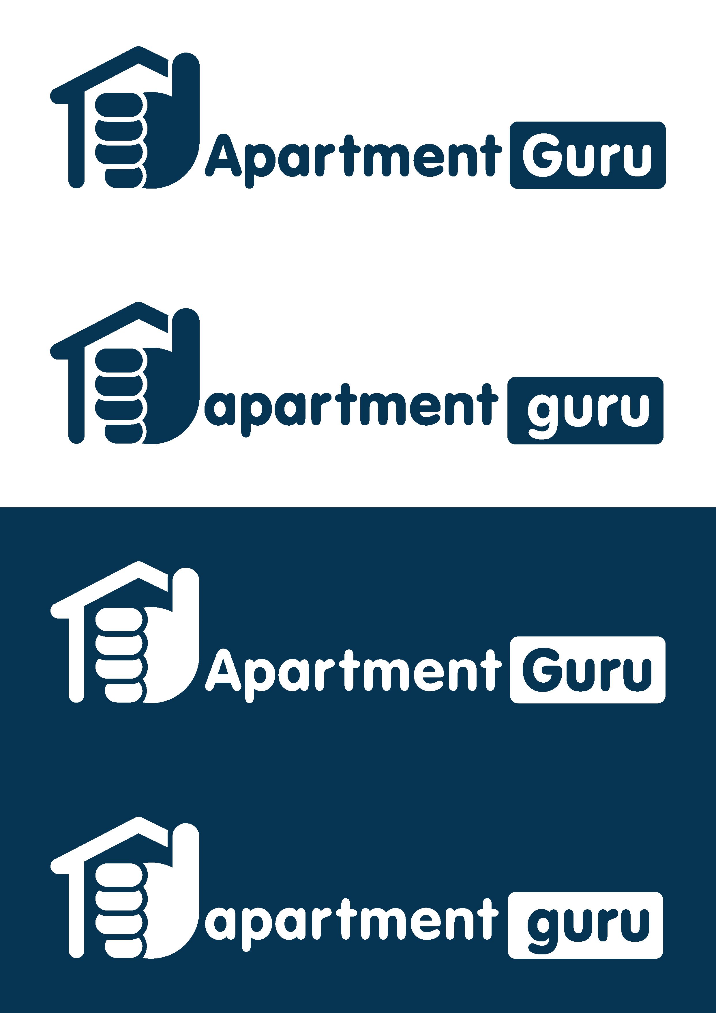 Дизайн логотипа сайта apartment guru - дизайнер bor23