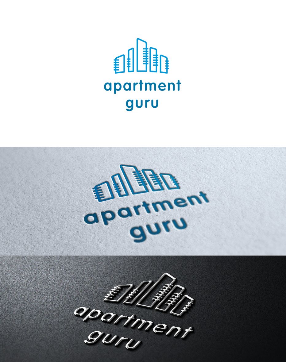 Дизайн логотипа сайта apartment guru - дизайнер remezlo