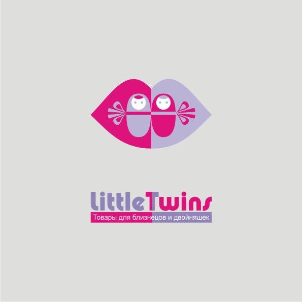 Логотип детского интернет-магазина для двойняшек - дизайнер andyart