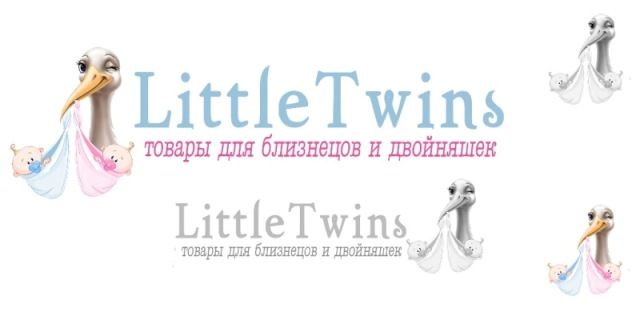 Логотип детского интернет-магазина для двойняшек - дизайнер maluu233