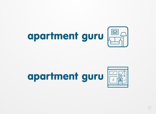 Дизайн логотипа сайта apartment guru - дизайнер turov_yaroslav