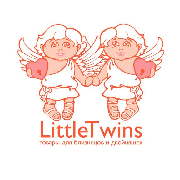 Логотип детского интернет-магазина для двойняшек - дизайнер zhutol