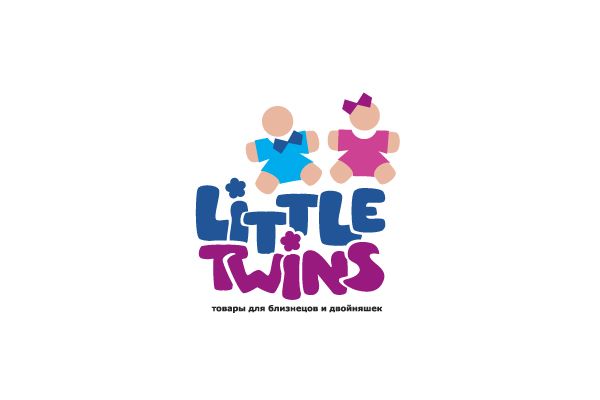 Логотип детского интернет-магазина для двойняшек - дизайнер oksygen