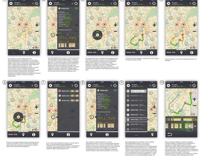 Дизайн мобильного приложения (объекты на карте) - дизайнер Peredvignik