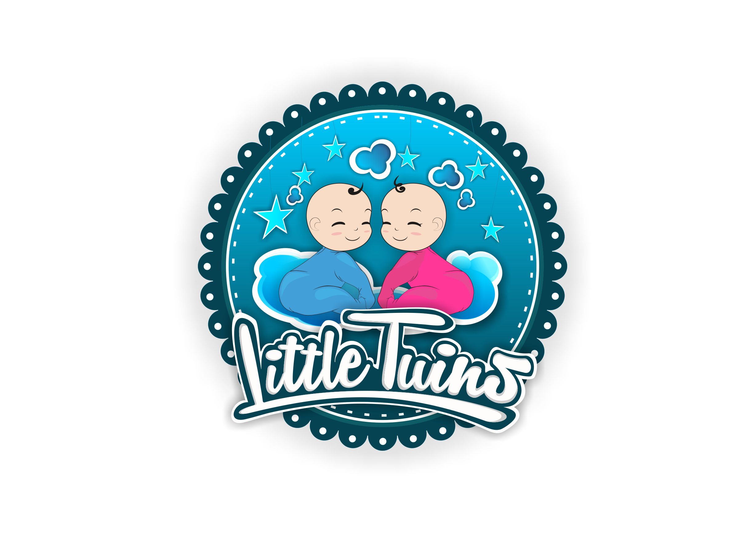 Логотип детского интернет-магазина для двойняшек - дизайнер La_persona