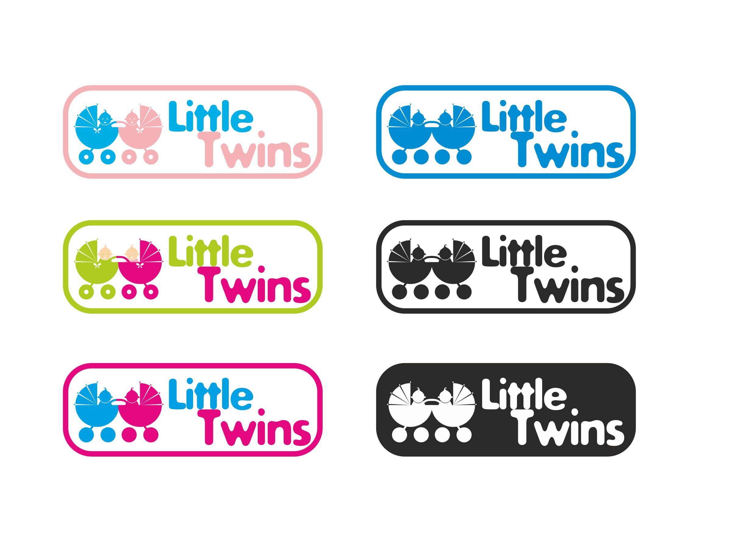 Логотип детского интернет-магазина для двойняшек - дизайнер elenuchka