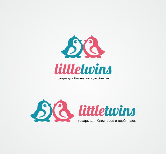 Логотип детского интернет-магазина для двойняшек - дизайнер Lara2009
