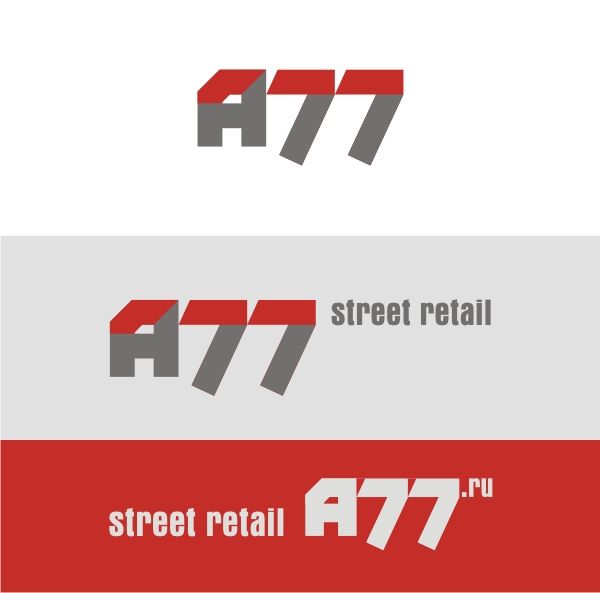 Лого для сайта по коммерческой недвижимости A77.RU - дизайнер pashashama