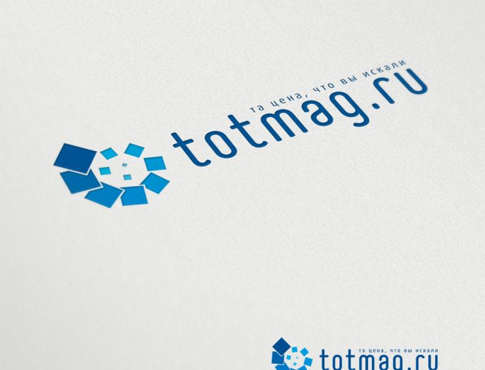 Логотип для интернет магазина totmag.ru - дизайнер mz777