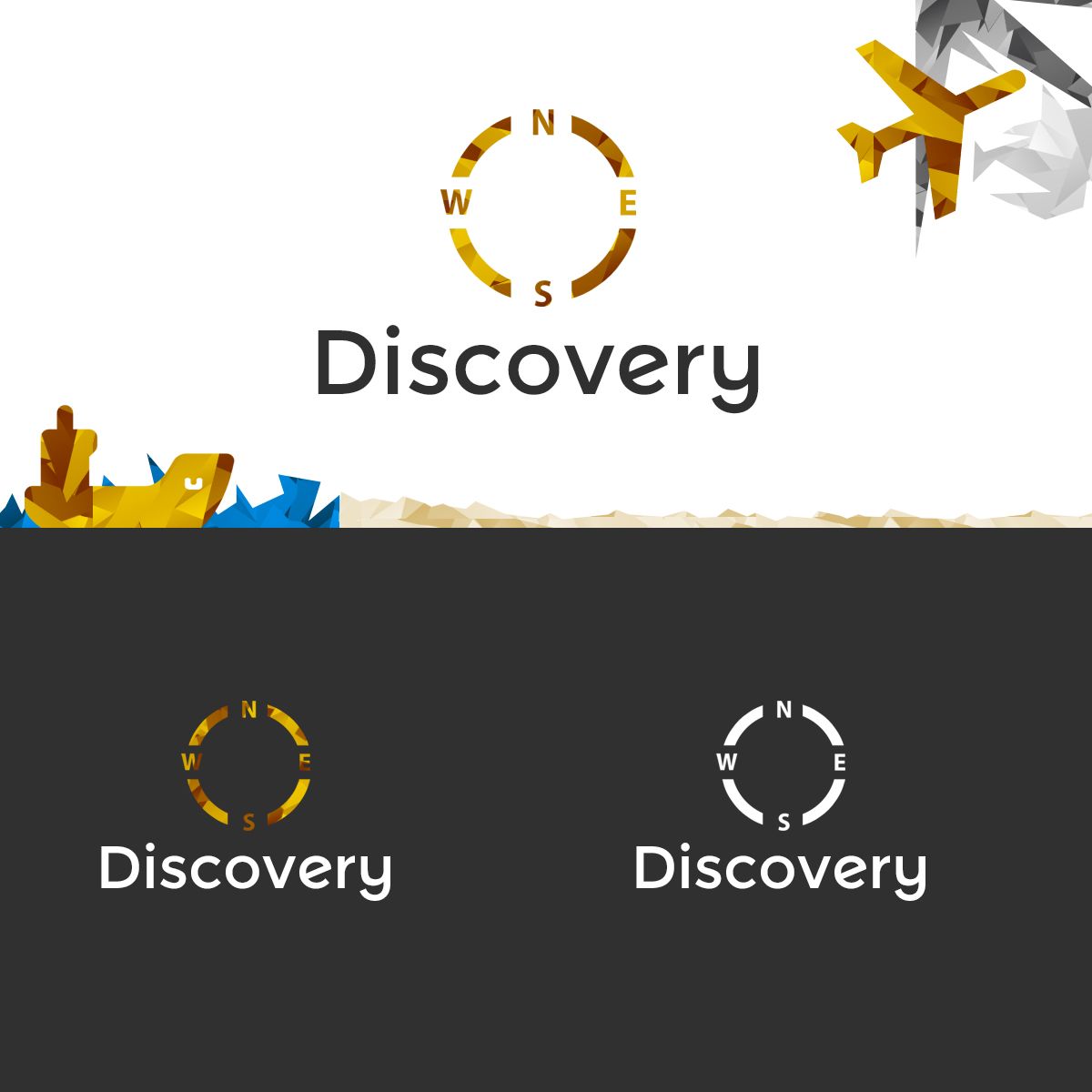 Логотип и фирм стиль для турагентства Discovery - дизайнер Muskin