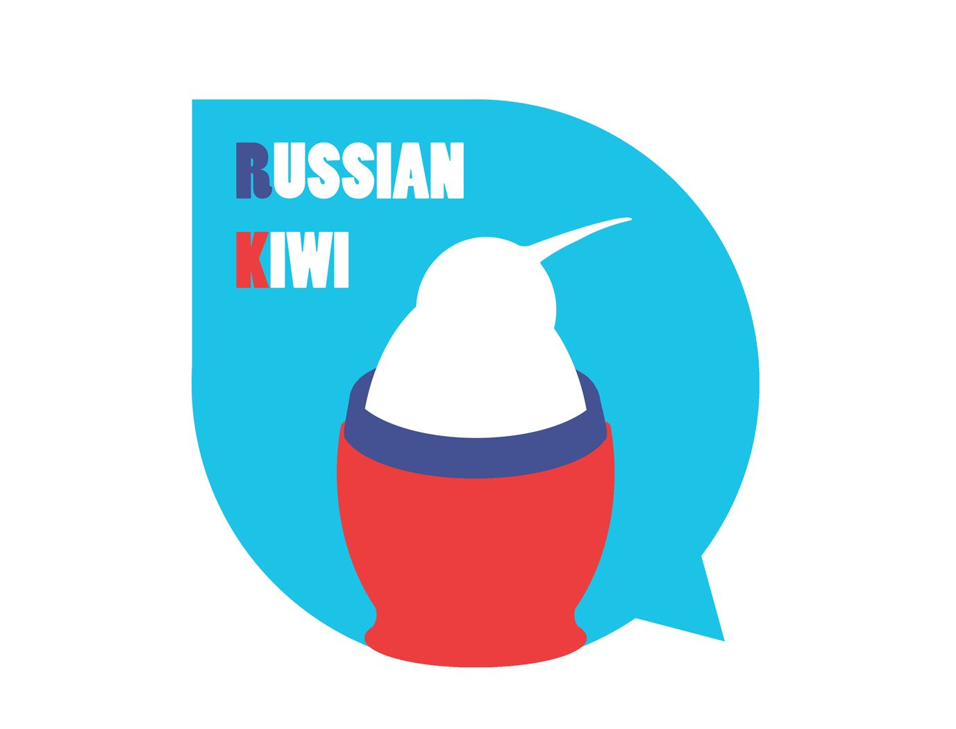 Логотип форума русских эмигрантов в Новой Зеландии - дизайнер TwinSpleen