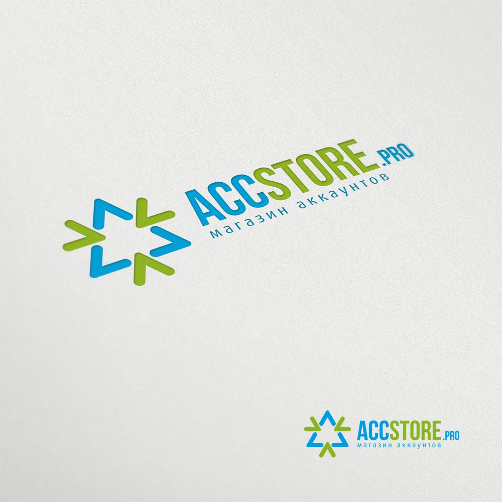 Логотип для магазина аккаунтов - дизайнер mz777