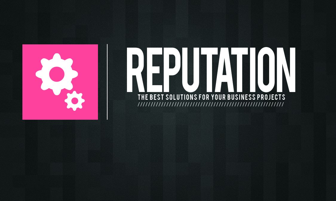Логотип, визитка и шаблон презентации Reputation - дизайнер dimakovalev
