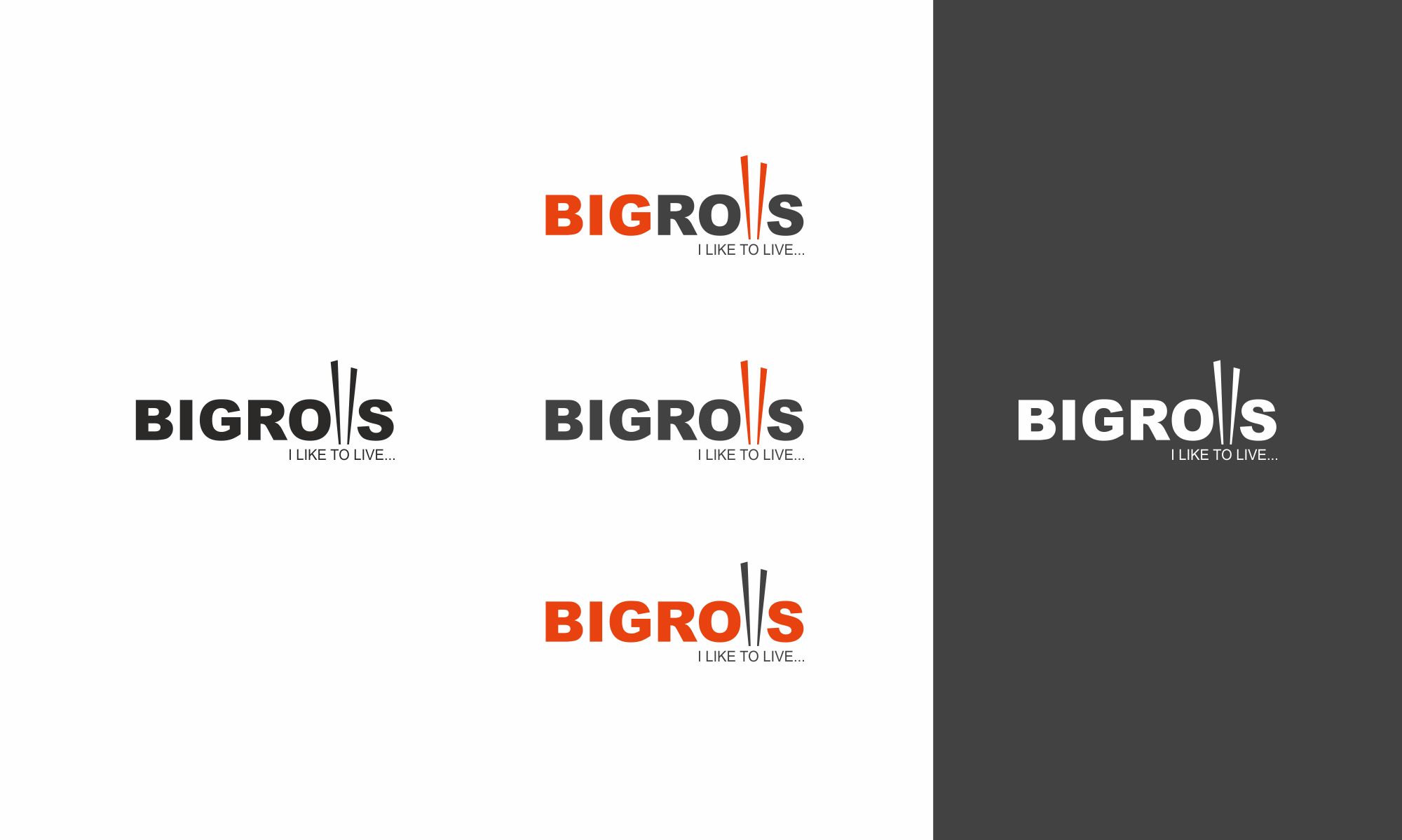 логотип для BigRolls - дизайнер goljakovai