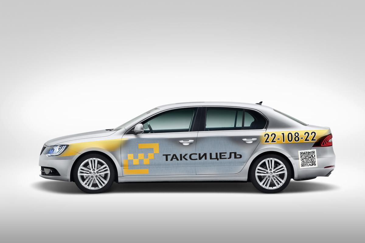 Рекламное оформление автомобиля такси - дизайнер Denis_Koh
