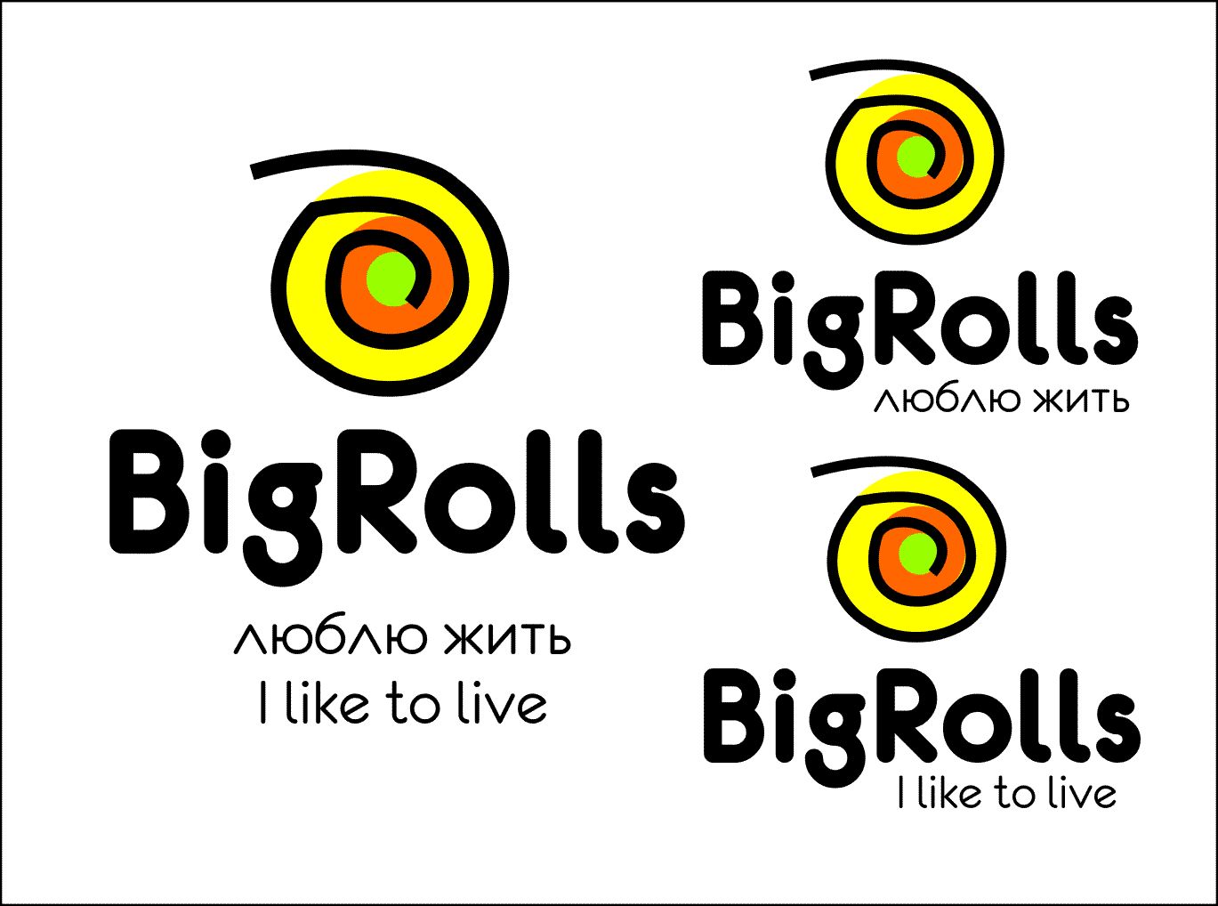 логотип для BigRolls - дизайнер TelishchakTaras