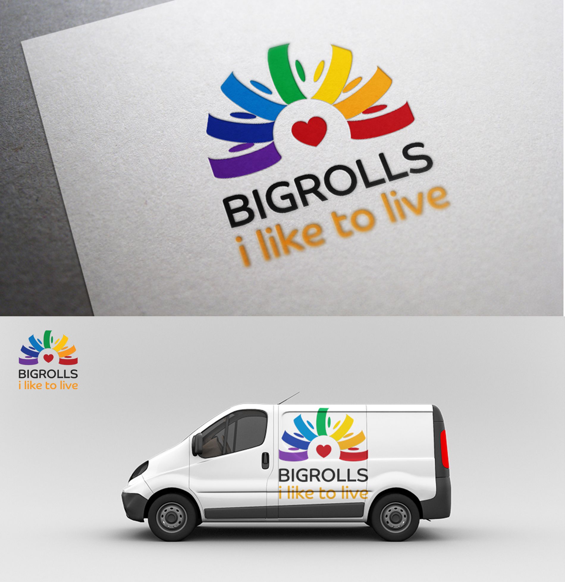 логотип для BigRolls - дизайнер Shatiks