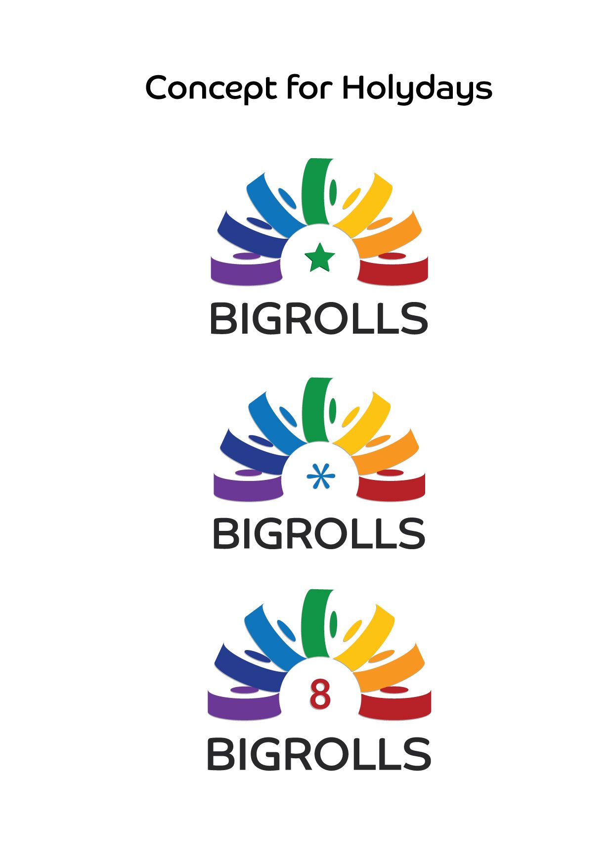 логотип для BigRolls - дизайнер Shatiks