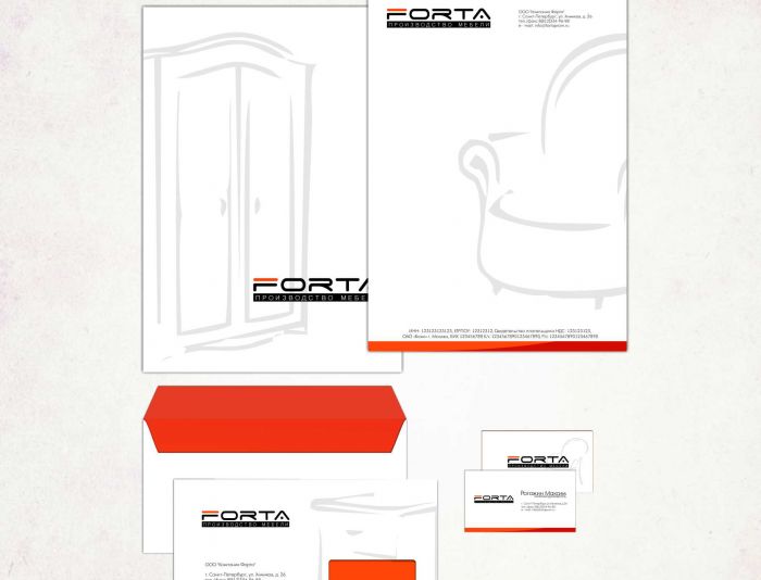 Логотип и фирменный стиль для мебельной компании . - дизайнер ElenaCHEHOVA