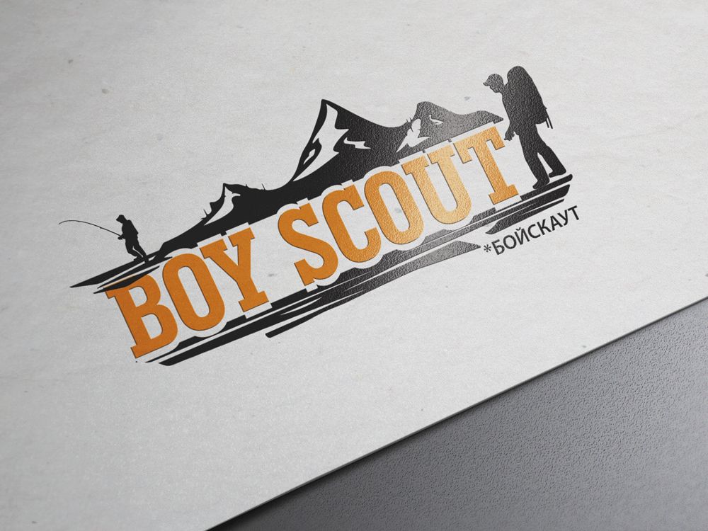 Логотип для сайта интернет-магазина BOY SCOUT - дизайнер lion_design
