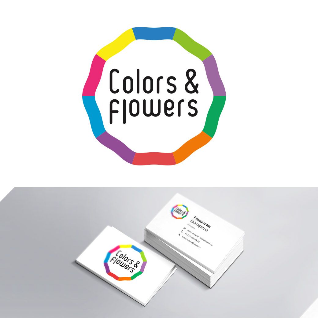 Colors & Flowers Логотип и фирменный стиль - дизайнер Odinus