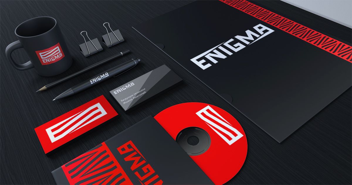 Логотип и фирмстиль для Enigma - дизайнер vision