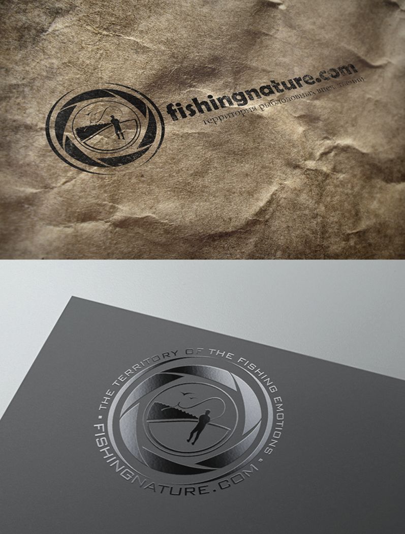 Лого он-лайн фотожурнала о рыболовстве и природе - дизайнер LLight