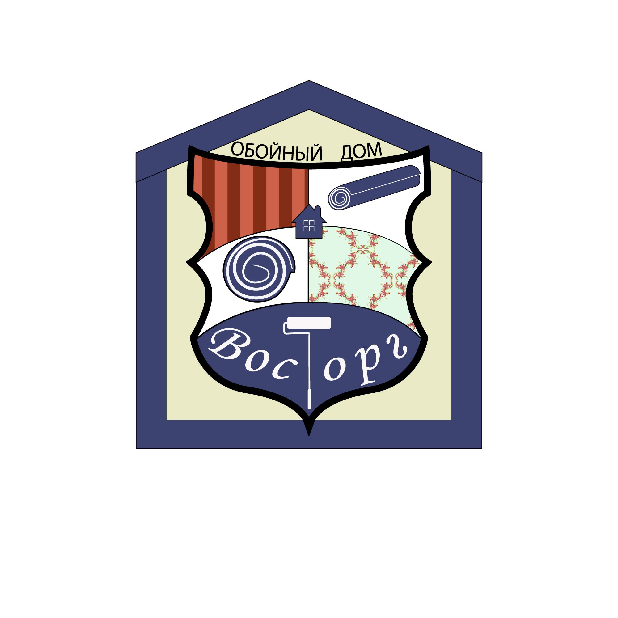Логотип обойного дома 