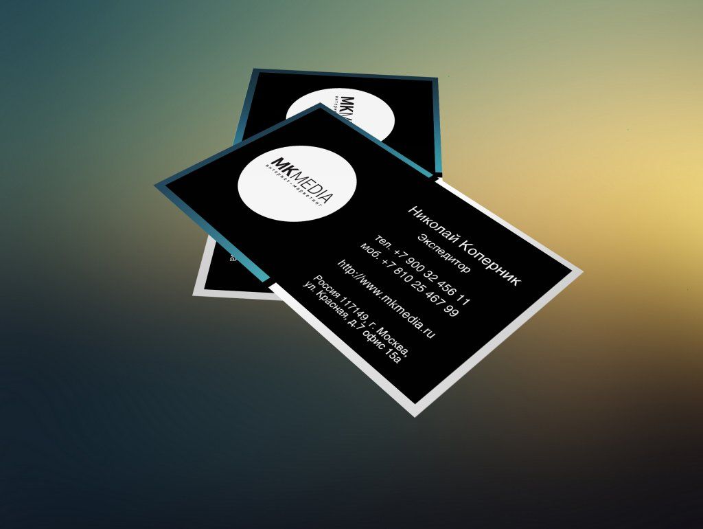 Разработка дизайна визитной карточки - дизайнер Keroberas