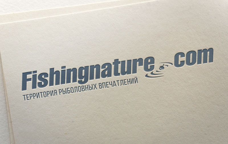 Лого он-лайн фотожурнала о рыболовстве и природе - дизайнер ready2flash