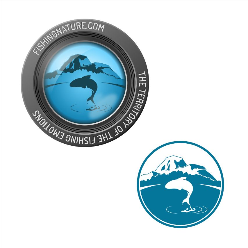 Лого он-лайн фотожурнала о рыболовстве и природе - дизайнер waP9eloo