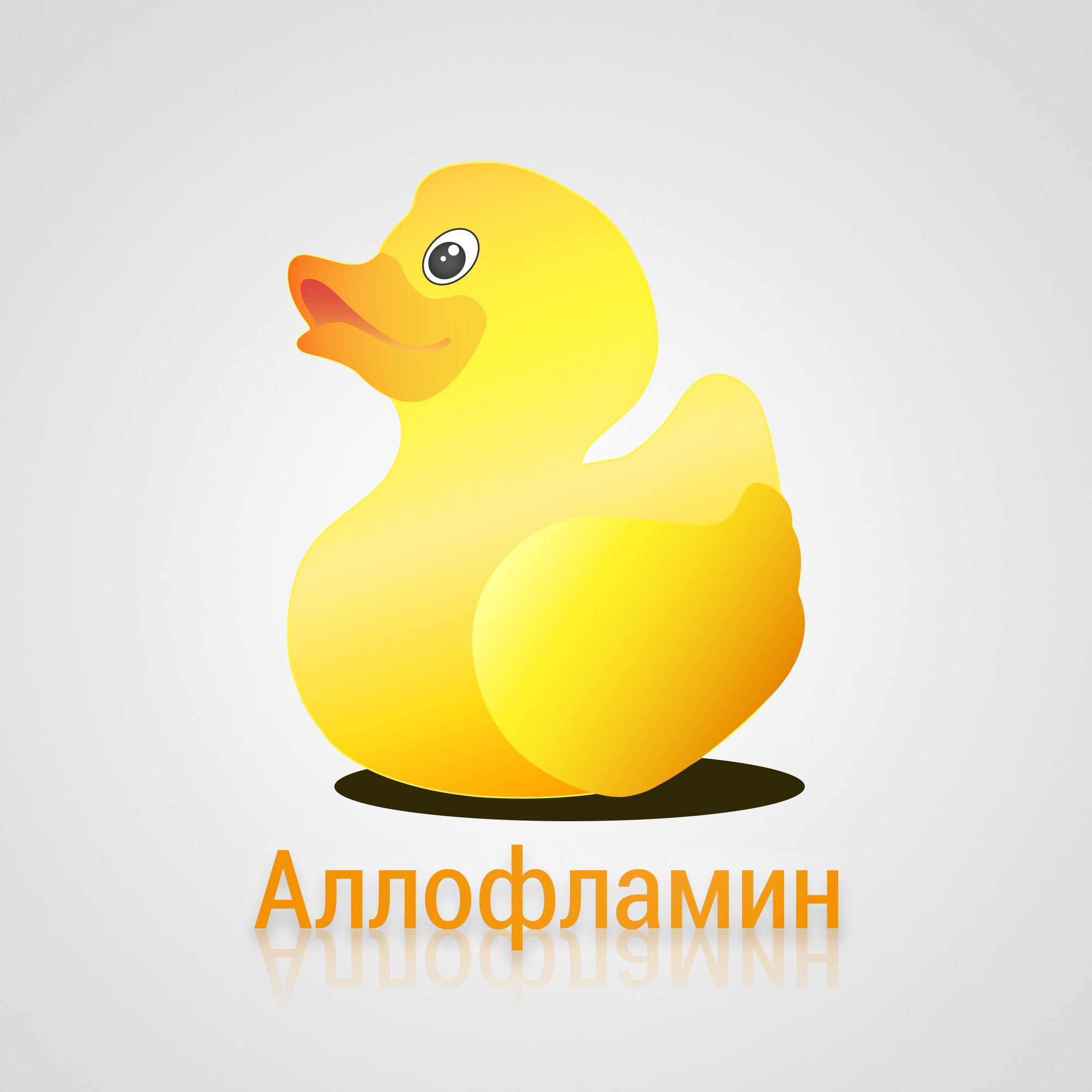 Логотип препарата Аллофламин - дизайнер dmitry_banin