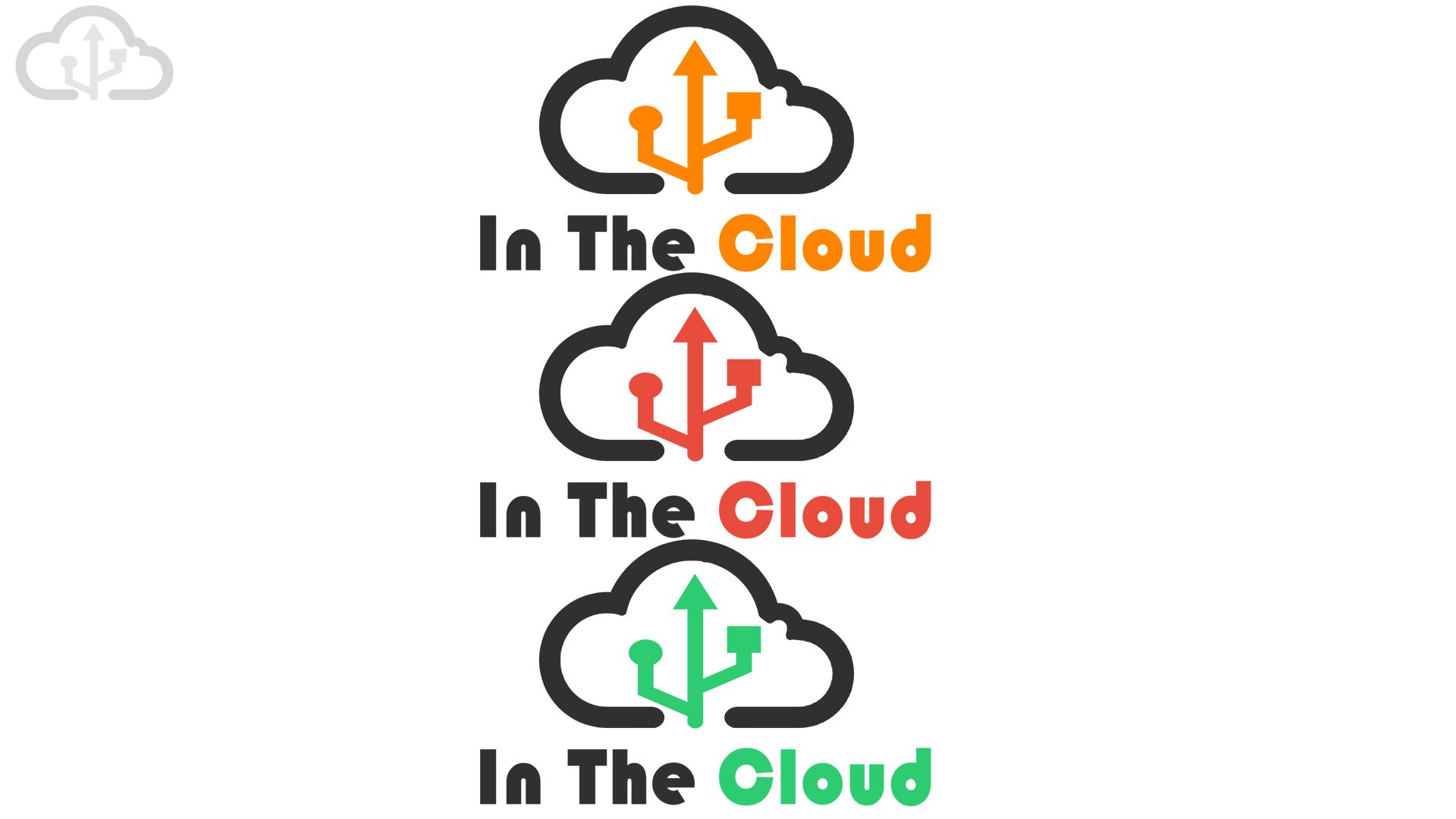 Логотип ИТ-компании InTheCloud - дизайнер RayGamesThe