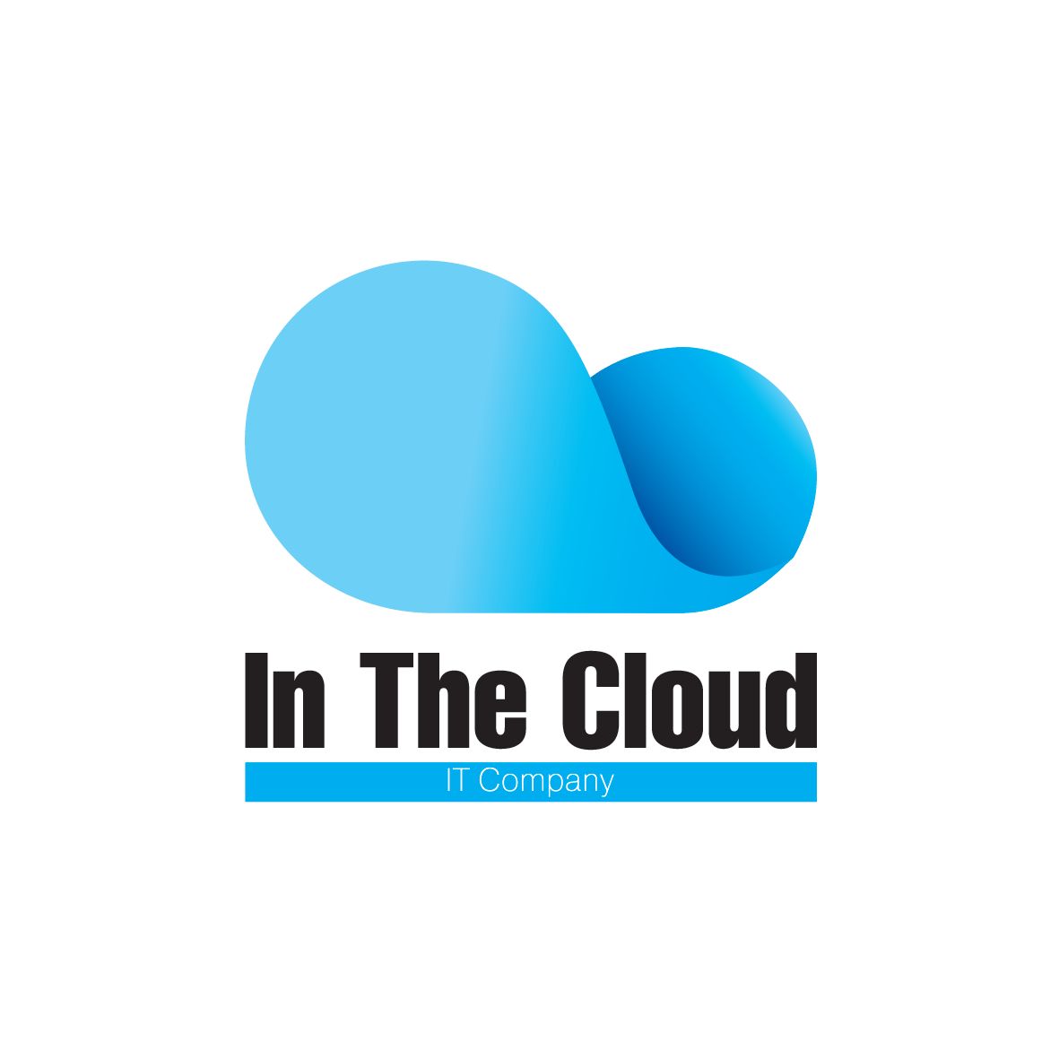 Логотип ИТ-компании InTheCloud - дизайнер kit-design