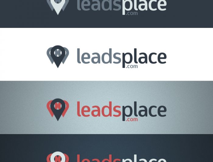 leadsplace.com - логотип - дизайнер musmodo