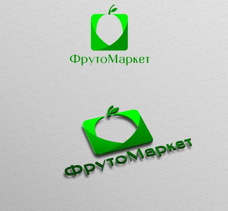 Логотип-вывеска фруктово-овощных магазинов премиум - дизайнер Keroberas