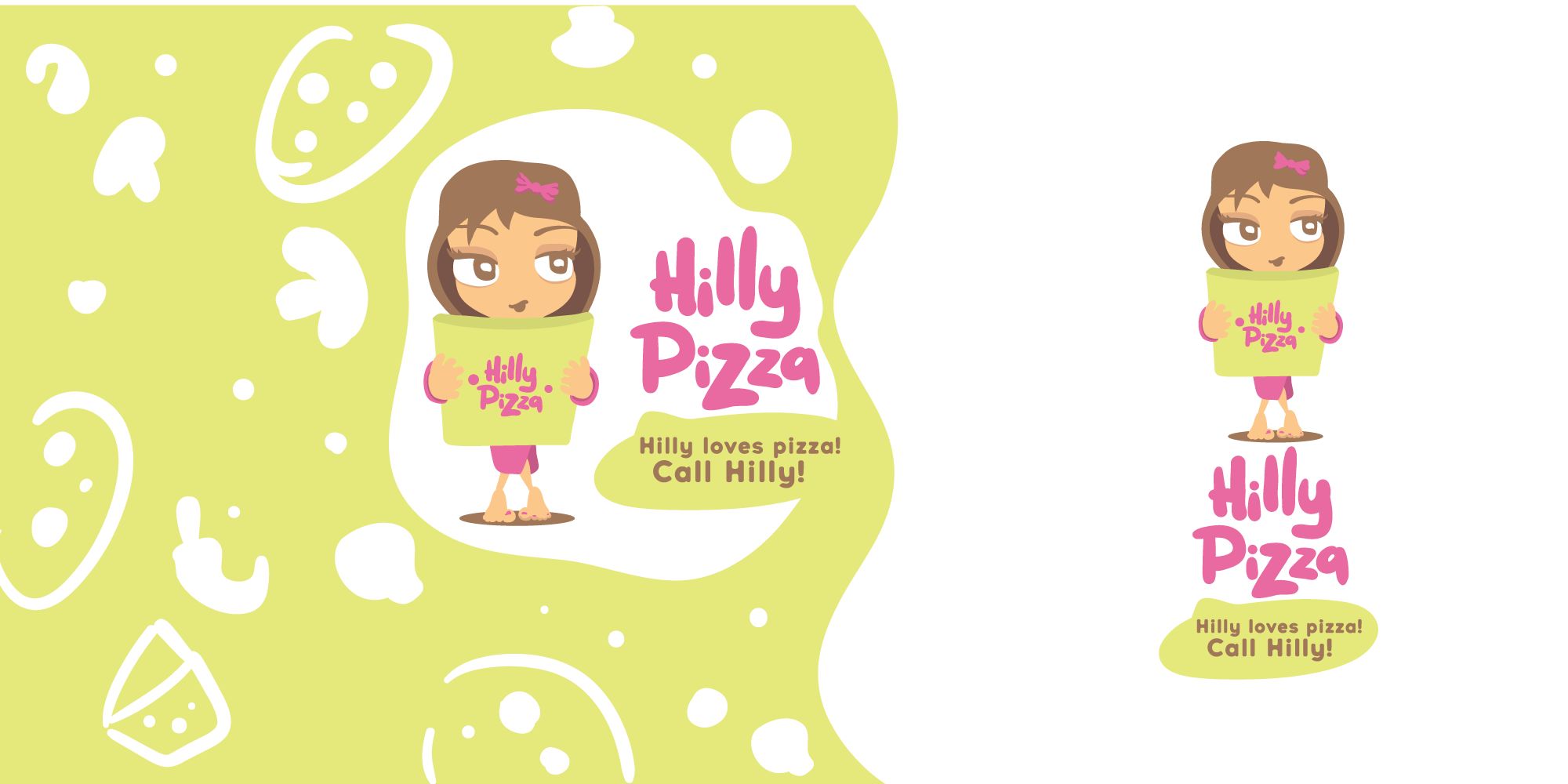 Доставка пиццы Хилли пицца\HILLY PIZZA - дизайнер Martins206
