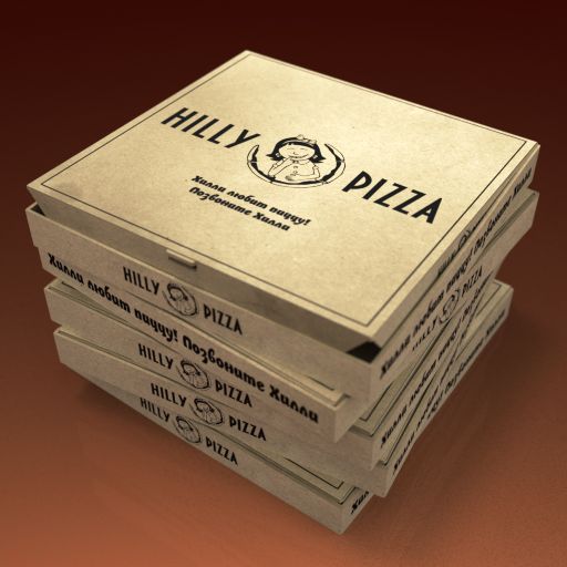 Доставка пиццы Хилли пицца\HILLY PIZZA - дизайнер ubo