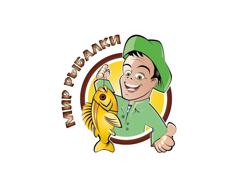 Логотип рыболовного магазина - дизайнер Yuliya