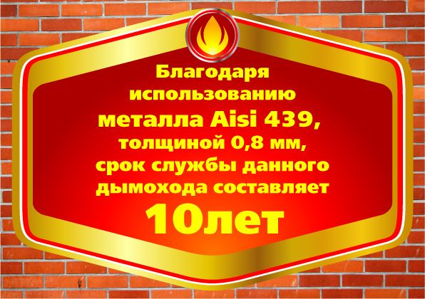 Наклейка на дымоход - дизайнер zhutol