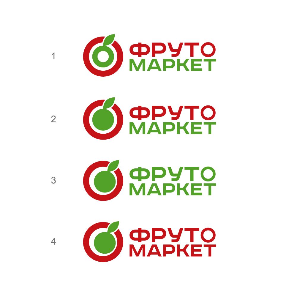 Логотип-вывеска фруктово-овощных магазинов премиум - дизайнер mz777