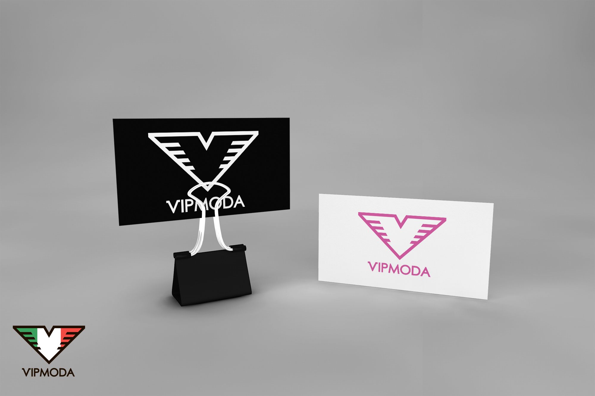 Лого и фирменный стиль компании ВИПМОДА  - дизайнер vision