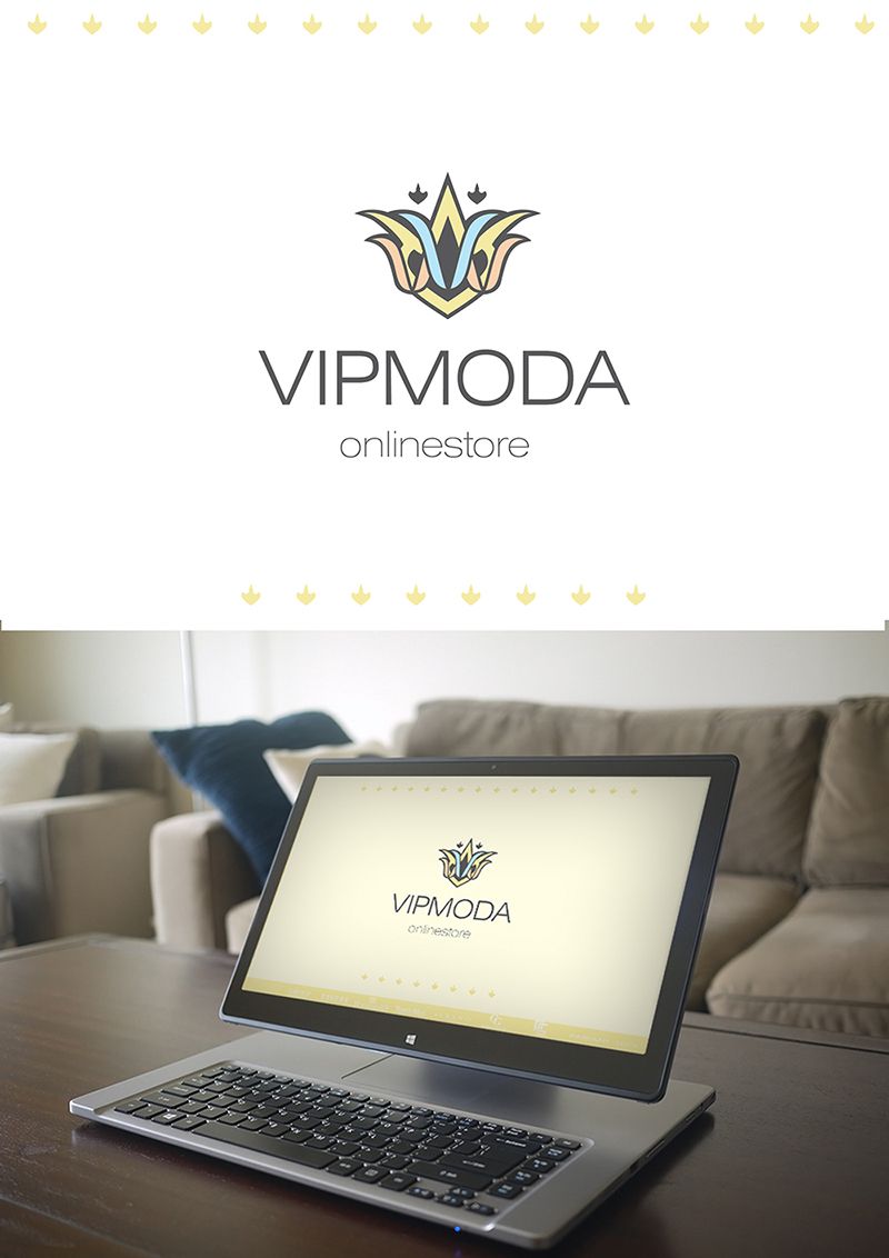 Лого и фирменный стиль компании ВИПМОДА  - дизайнер luveya