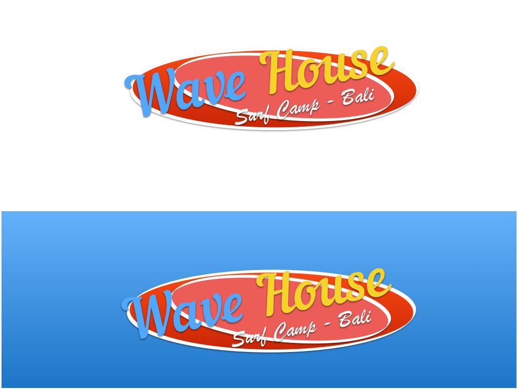 Редизайн логотипа для серф-кэмпа на Бали - дизайнер kos888