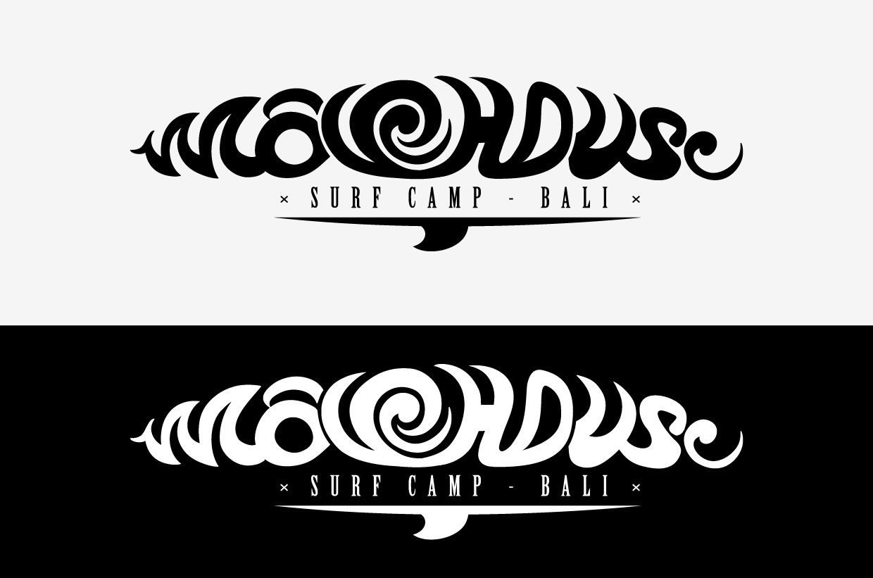 Редизайн логотипа для серф-кэмпа на Бали - дизайнер a_slowik